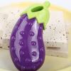 Собачья жевательная игрушка, устойчивая к укусам, из силиконовой резины, звуковая игрушка, собачья говорящая игрушка, имитация баклажана, аксессуары для собак