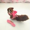 Маленькая регулируемая джинсовая шлейка для питомца, очаровательный поводок для кролика