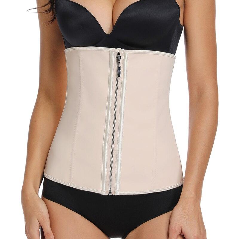 Latex Waist Trainer Cincher Corset for Women Weight Loss Shaper Belly Trimmer Belt Sauna Sweat Girdle Slimming Modeling Straps