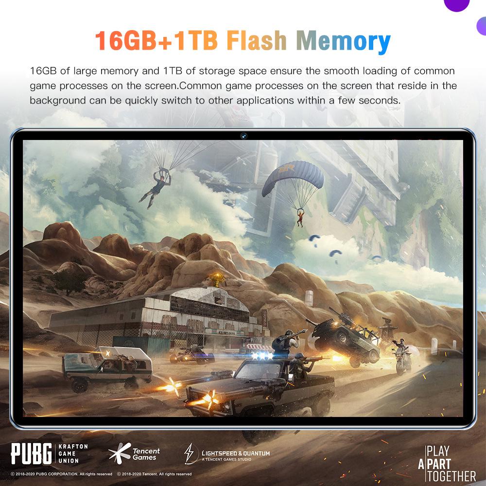 Планшет Pad 6 Max Android 16 ГБ+1 ТБ Большой экран Защита глаз