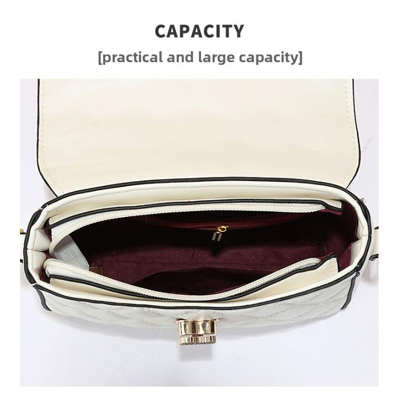 Women's Bag Large Capacity, New Trend Simple Handbag Bag Versatile Fashion Shoulder Messenger Bag Small Square Bag Women