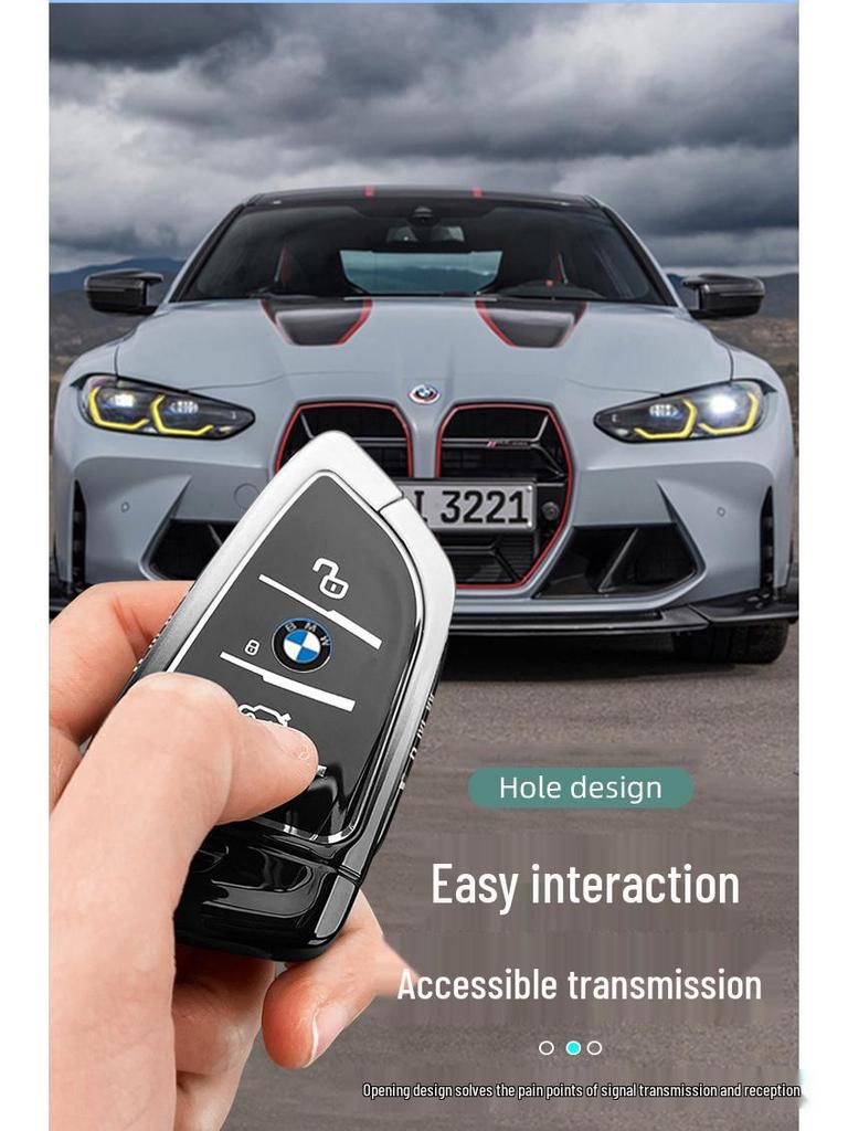 Чехол для ключа BMW для 5 серии 530li, 3 серии 325LI, i3, ix3, X1-X6.