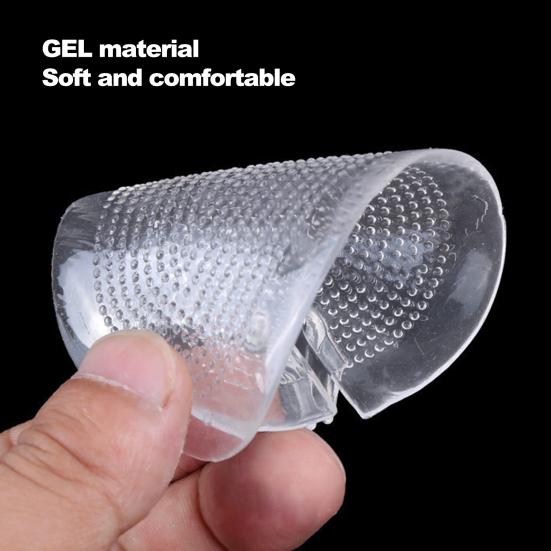 1 Pair Fit Size Forefoot Pad Shock Proof Useful Men Flip Flops Insole Half Size Toe Separator Shoe Cushion