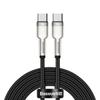 Baseus Cafule 100W USB-C To USB-C Fast Charging Cable, 5A Power Delivery and Quick Charge, 2m - Black