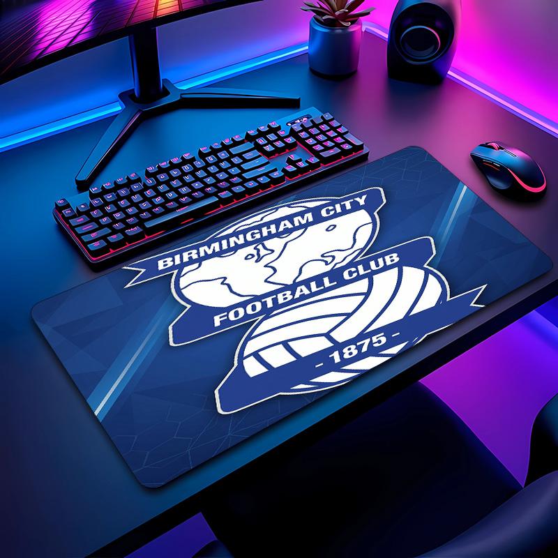 Birmingham City Football Pattern Mouse Pad Non?Slip Rubber Base Gaming Mousepad For Desk Office Home