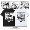 Fashion Jojo Bizarre Adventure Short Sleeve T-shirt Vaporwave Aesthetic Jotaro T-Shirt Harajuku Y2k Tee Oversized Men Women Tops