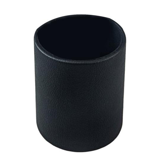 Круглый держатель для карандашей из искусственной кожи, настольный органайзер для хранения ручек, канцелярских принадлежностей, ножниц, контейнер для дома, школы, офиса, общежития