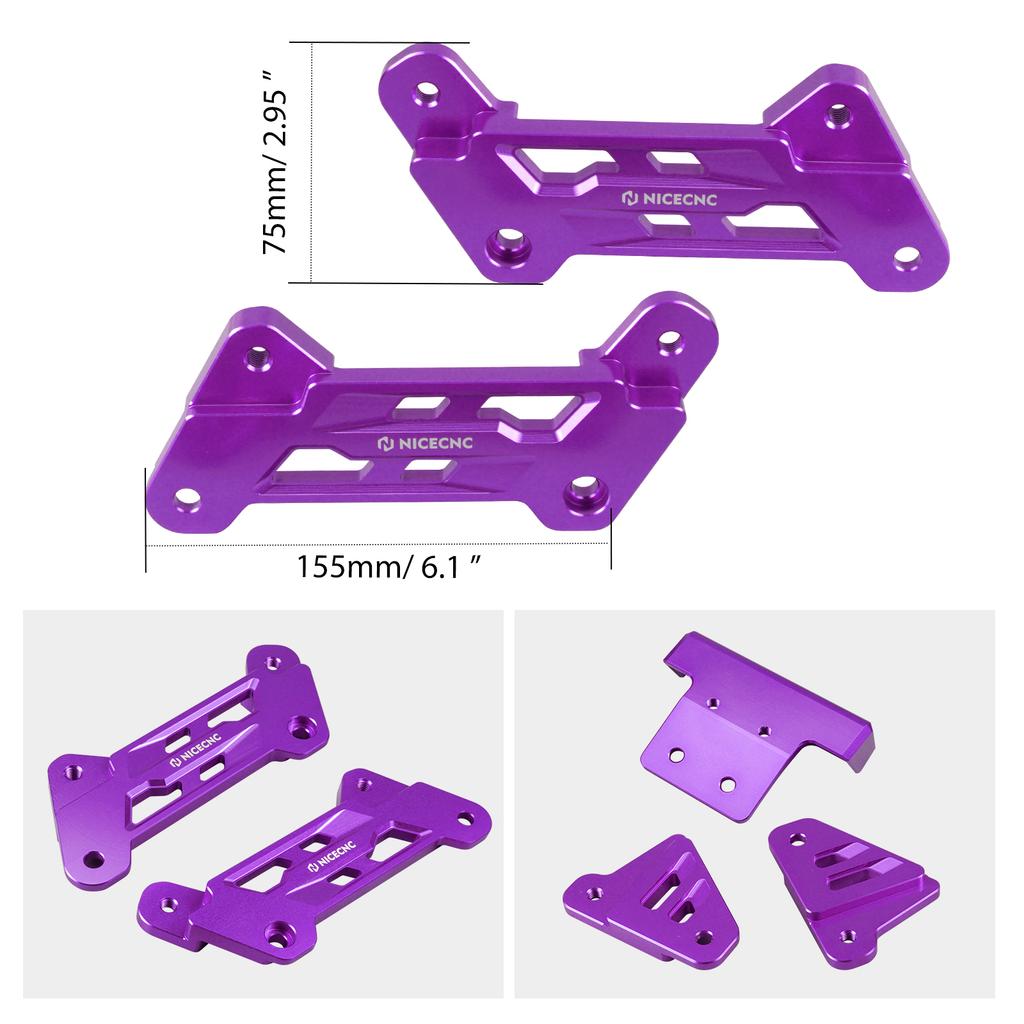 NICENCNC Seat Riser For Surron light bee X Seat Raise Bracket Kit 50MM Heighten For Sur-Ron Light Bee S L1E Segway X160 X260