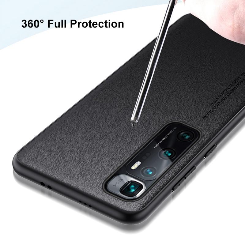 Роскошный чехол из искусственной кожи для Xiaomi Mi 10 Ultra, задняя крышка, матовый силиконовый защитный чехол для телефона Xiaomi Mi 10 Pro 5G Mi10 Lite