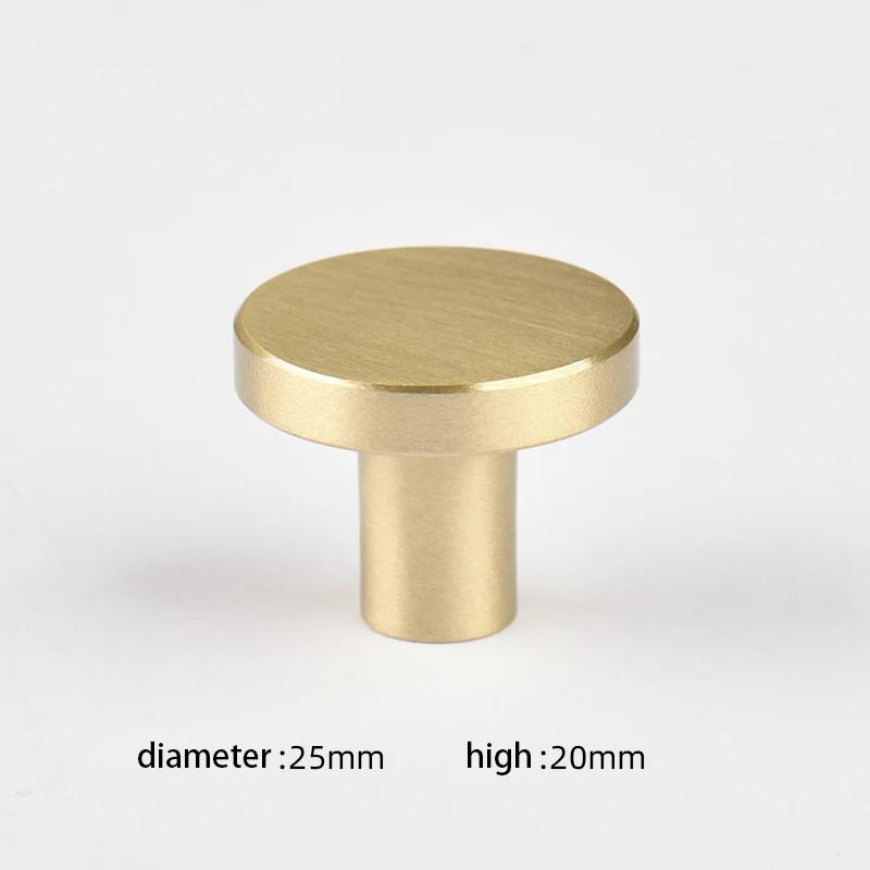 Round Brass Dresser Knobs Drawer Handle Cabinet Door Handle Antique Antique Kitchen furniture Hardware Knob Kitchen Handles