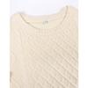 Women's Autumn and Winter Knit Crew Neck Solid Color Loose Pullover Sweater