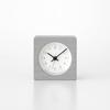 Lemnos NEUT Alarm Clock, Analog, Natural Wood Grain, Gray, KK24-09 GY
