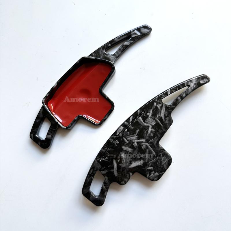 Carbon Fiber Print ABS Paddle Shift For Mercedes-Benz A Class W177 Sedan V177 MB A180 A180d A200 A250