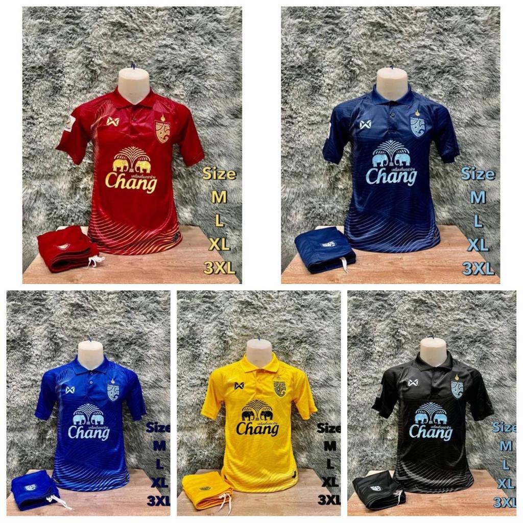 THAILAND National Football Soccer Vintage Shirt Polo Unisex Men Women Training JERSEY CHEER Print Quick Dry Short Sleeve Uniform Elephant Badge Logo