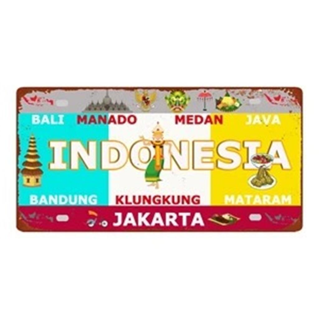 Israel Turkey Greece Iceland Country City Car License Plate Metal Tin Sign Plaque For Bar Club Home Man Cave Workshop Decoration