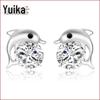Weihua Dolphin Silver-Plated Earrings - Korean Fashion Temperament for Women