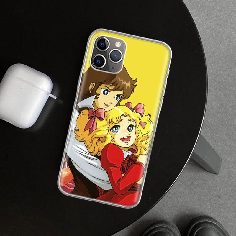 Аниме Конфетный Чехол для Телефона для iPhone 11 12 13 Mini 14 15 Plus 16 Pro Max 17 Air 7 8 + SE Арт Индивидуальный Fundas 11 12 13 Mini