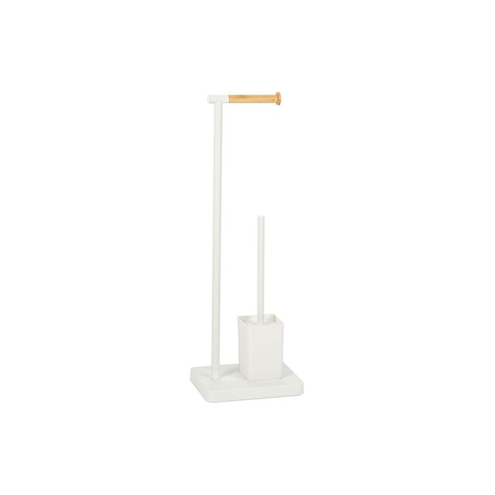 Porte-rouleau De Brosse Wc En Métal Blanc Ba72127 Andrea House - Andrea House