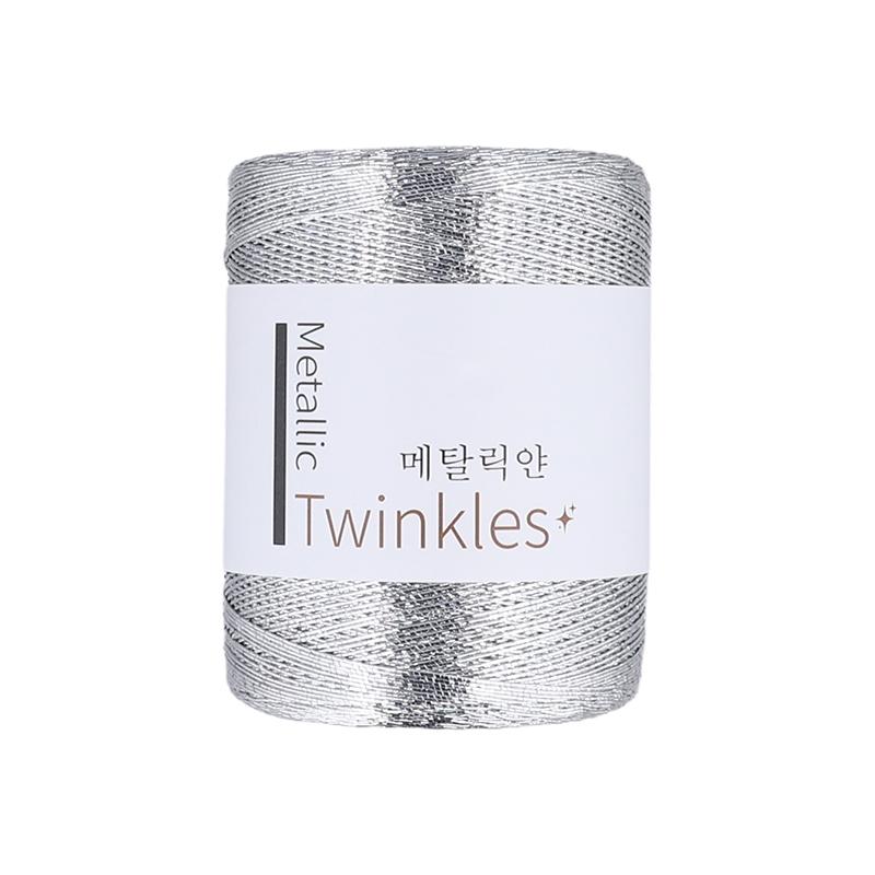 Gold Silver Color Yarn Thread Handmade Woven Bag Woven Crochet Knitted Clothes Yarn Line Cord DIY Embroidery Sewing Accessories