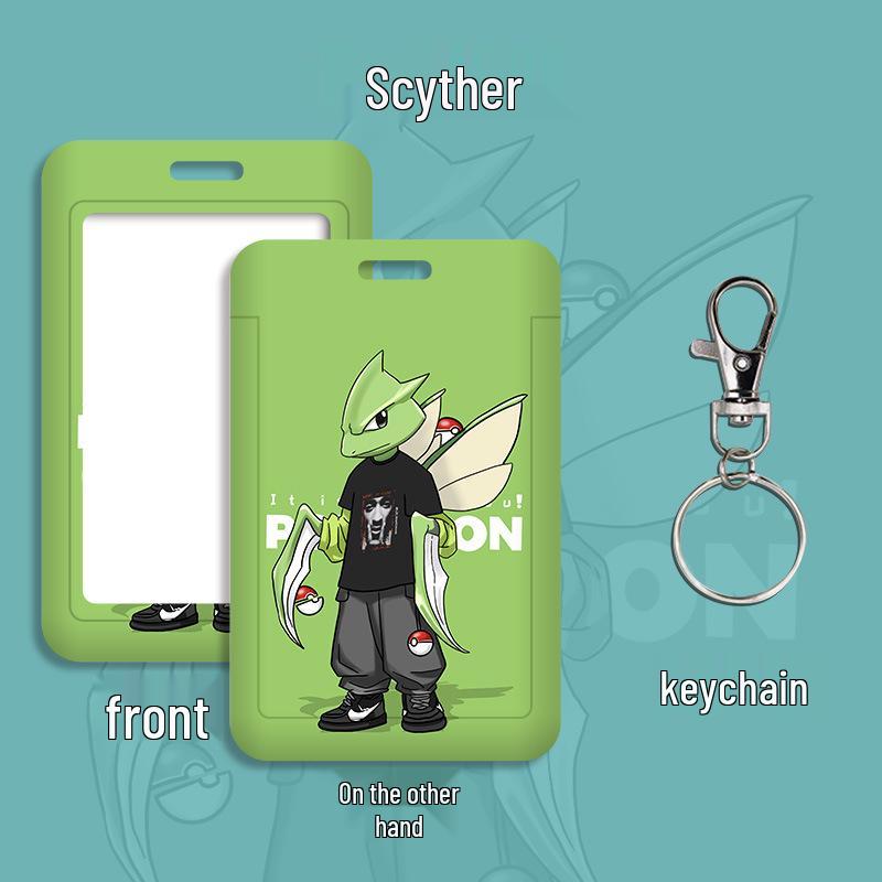 Cartoon Lanyard ID Holder for Students: School, Bus, Meal, or Work Badge