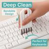 Щетка для чистки клавиатуры, 1 шт., гибкая щетка для крышки чашки, щетка для пазов и зазоров
