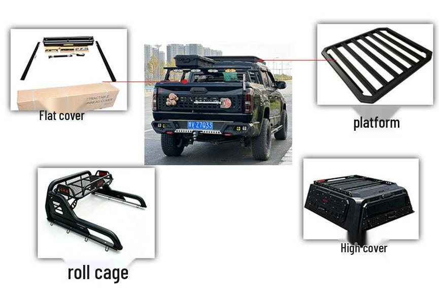 Задняя клетка roll bar для пикапа Ford Ranger T7/T8/T79