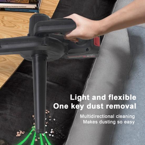 Беспроводной воздуходув с медным мотором, портативный электрический воздуходув с высокой мощностью для уборки листьев, сада, двора, патио