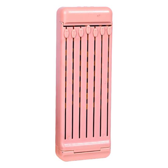 Portable Pencil Case with Magnetic Lock 7 Compartments Multifunctional Waterproof Pen Box for Students Kids School Supplies with Pencils Eraser Rulers