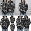 Soft And Comfortable 3d Printed Skull Hoodie For Men And Women With Drawstring Hood
