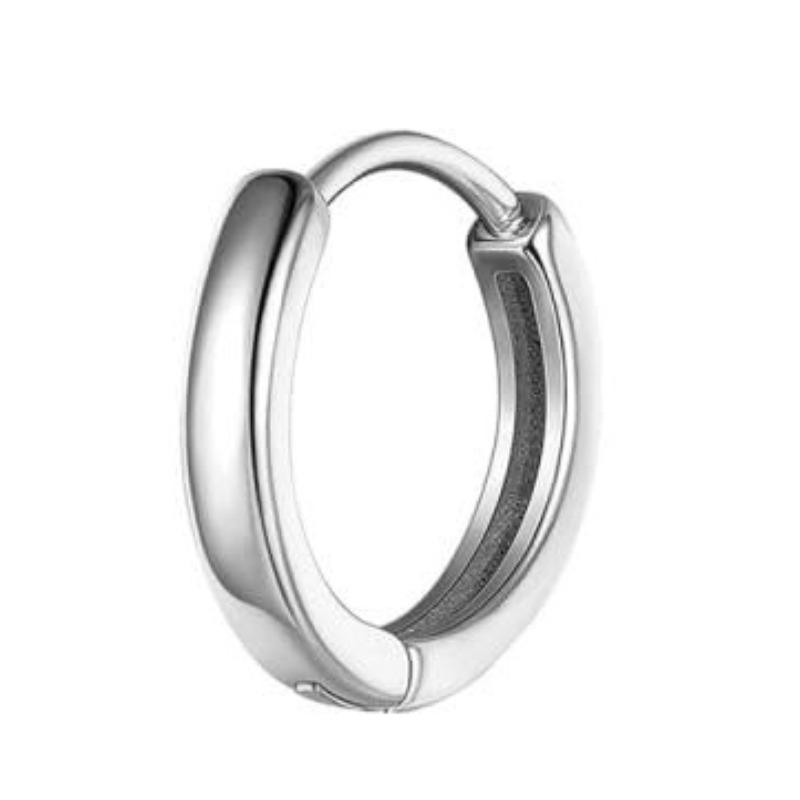 Серьги Bobisty 1 шт. для чувствительных ушей, серьги из хирургической нержавеющей стали для женщин, изящные серьги-гвоздики с плоской застежкой для хряща уха.