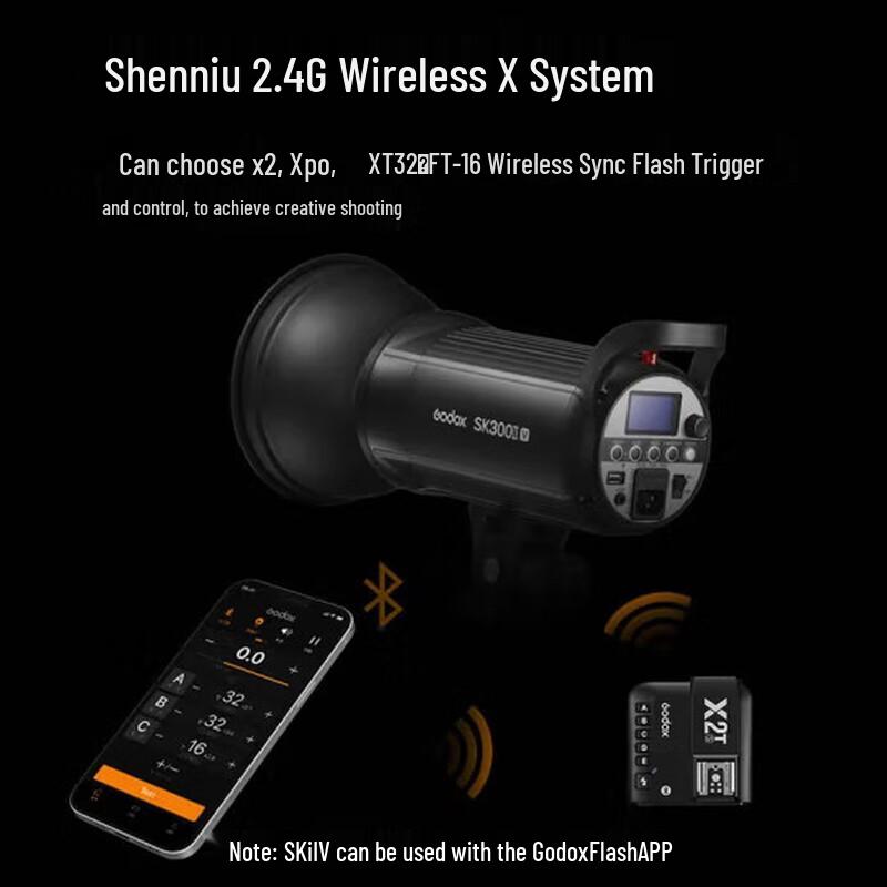 Студийная вспышка Godox SK400II-V