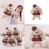 Rabbit Soft Childrens Plush Toy With Dress And Hat Decoration For Birthday Gift