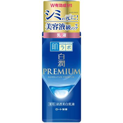 Hada Labo Shirojun Premium Лечебная проникающая отбеливающая эмульсия 140 мл [Квазилекарственное средство] (х 1)