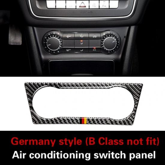 Углеродное волокно для Mercedes Benz W176 GLA X156 CLA C117 AB Class CD Панель Накладка Наклейка Интерьер автомобиля