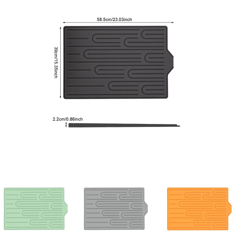 Non-Slip Kitchen Sink Mat Heat Resistant Kitchen Sink Storage Mat Sink Drain Pad  Kitchen