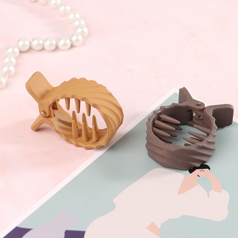 1 шт., круглая шпилька с высоким хвостом, фиксированный коготь, круглая шпилька для волос, женская заколка для волос в форме акулы