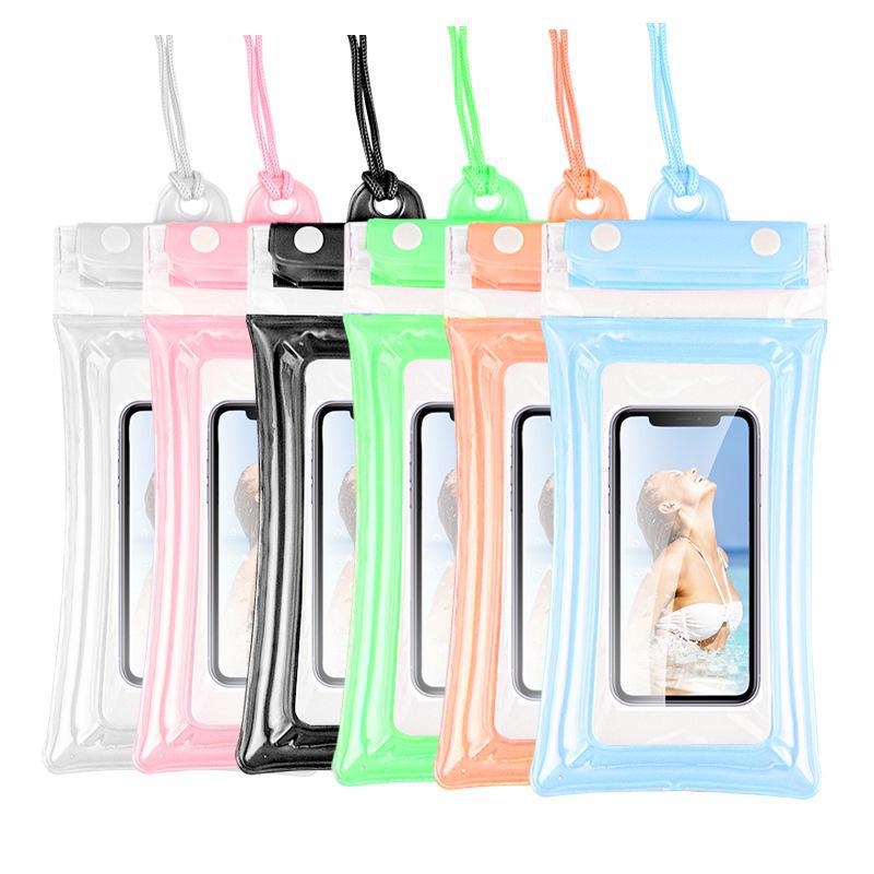 Универсальный водонепроницаемый чехол для телефона из ПВХ с сенсорным экраном — идеально подходит для занятий спортом на открытом воздухе и в воде