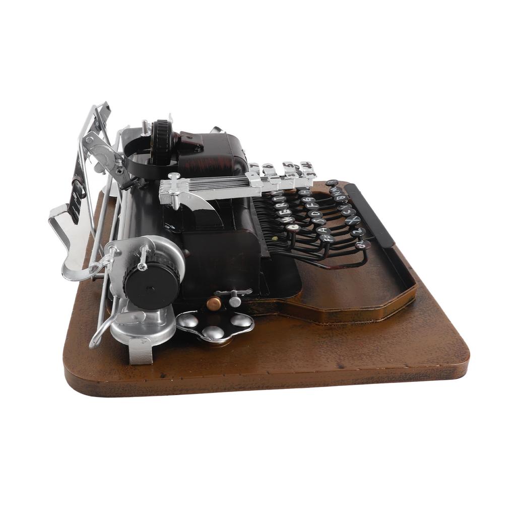 Винтажная модель пишущей машинки Декомпрессионная декоративная стильная антикварная модель пишущей машинки для дома