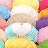 6-Pack Premium Combed Cotton Yarn for Crochet & Knitting - 100% Soft Hand Knitting Yarn, 50g/Skein 125m/Skein, Smooth Craft Yarn for DIY Home Projects