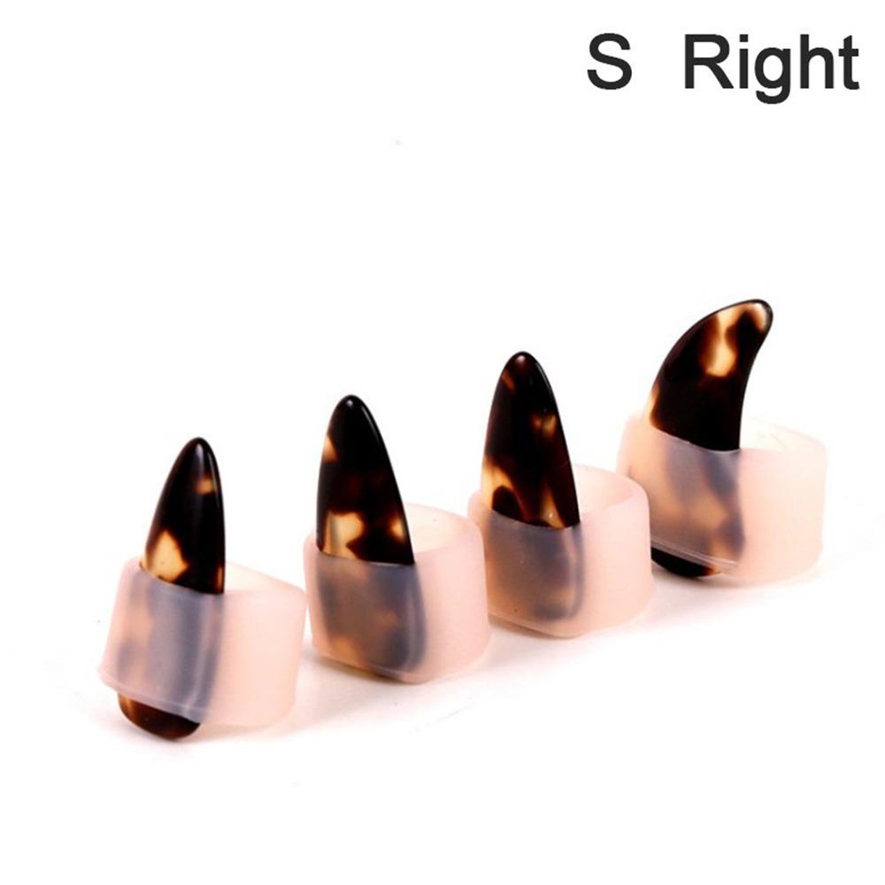 Silicone Guzheng Nail Cover Guzheng Practice Finger Protector Nail Tips Fixing Ring