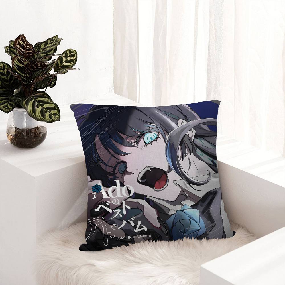 Virtual Singer Ado Kyogen X Uta Soft Pillowcase toon Gift Cushion Cover Bedroom Home Sofa Chair Seat Decor pillow case