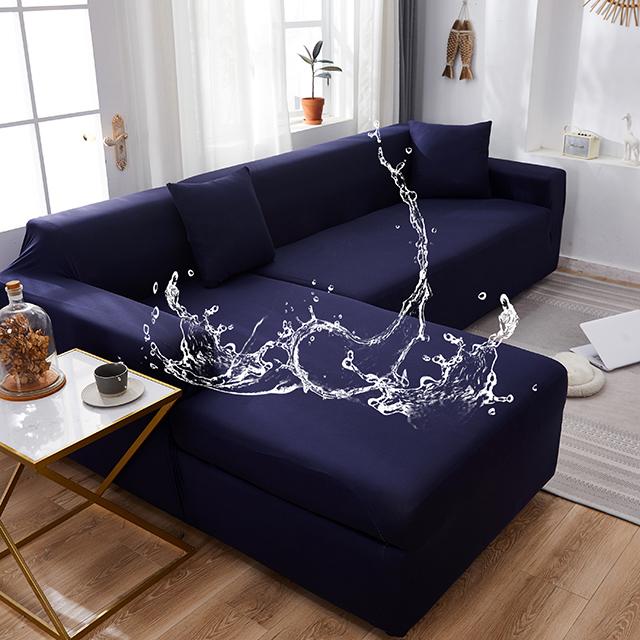 Водонепроницаемые чехлы для диванов, однотонные чехлы для угловых диванов, эластичные чехлы для диванов, комплект для гостиной, диванов для домашних животных, детей