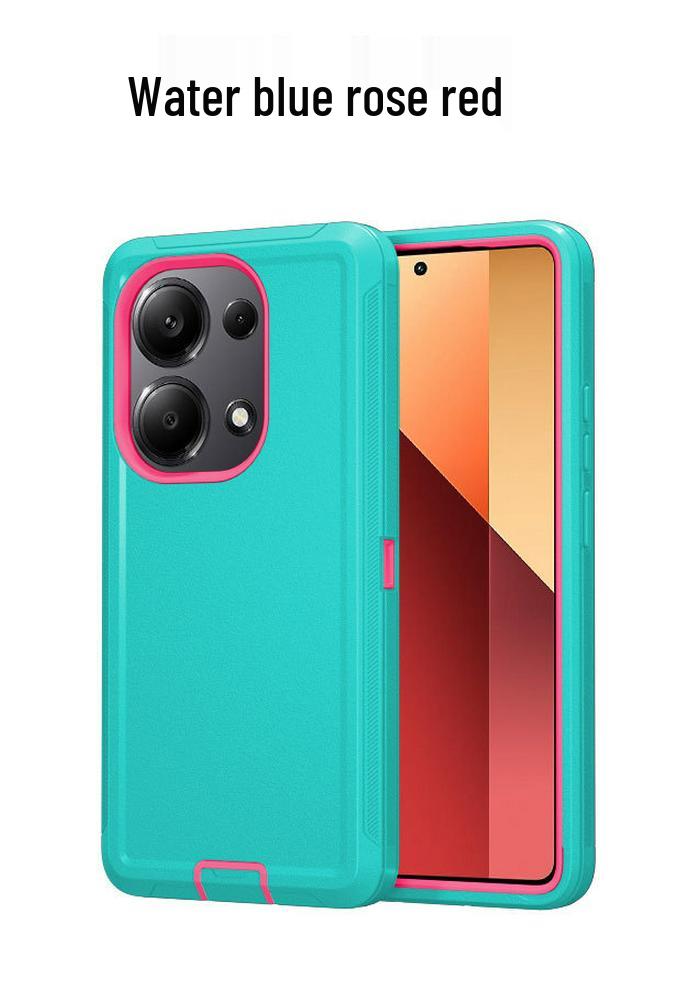 Защитный чехол для телефона Redmi Note 13 Pro и POCO M6 Pro с защитой от падений и полным покрытием