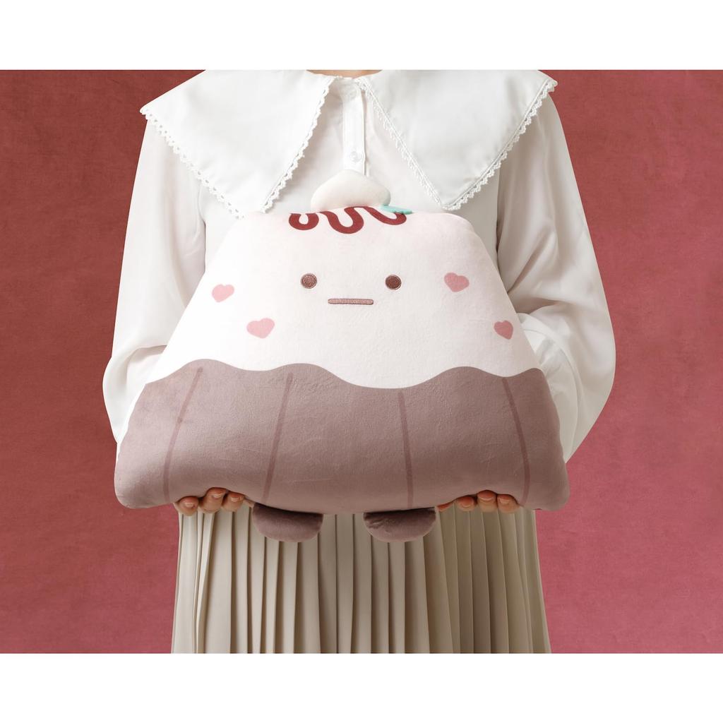 MO97601 Sumikko Gurashi Cafe Sumikko Шоколадная ярмарка Super Mochi Mochi Hug Toy Yama (Канеле)