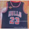 Chicago Bulls Basketball Jersey 23 Michael Jordan Inspired Embroidered Team Uniform Red White Championship Edition