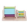 Wooden Rolling Drum Color Cognition Sensory Rolling Drum Toy Educational Toy for Children