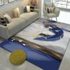Modern Simple Printed Feather Carpet Living Room Full Floor Mat Bedroom Bed Blanket Study Table and Chair Mat