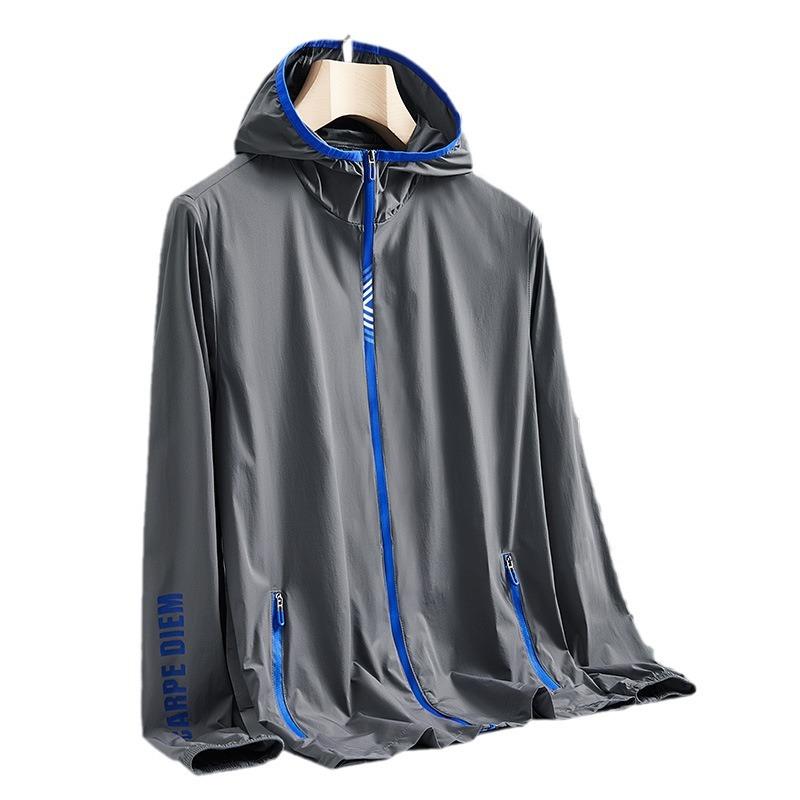 Men's and Women's Summer Skin Clothing Ultra-thin Breathable Sunscreen Clothing Outdoor Beach Cycling Windproof Jacket Women