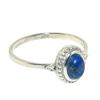 Solid 925 Sterling Silver Lapis Lazuli Gemstone Boho Designer Stacking Ring Women Jewelry