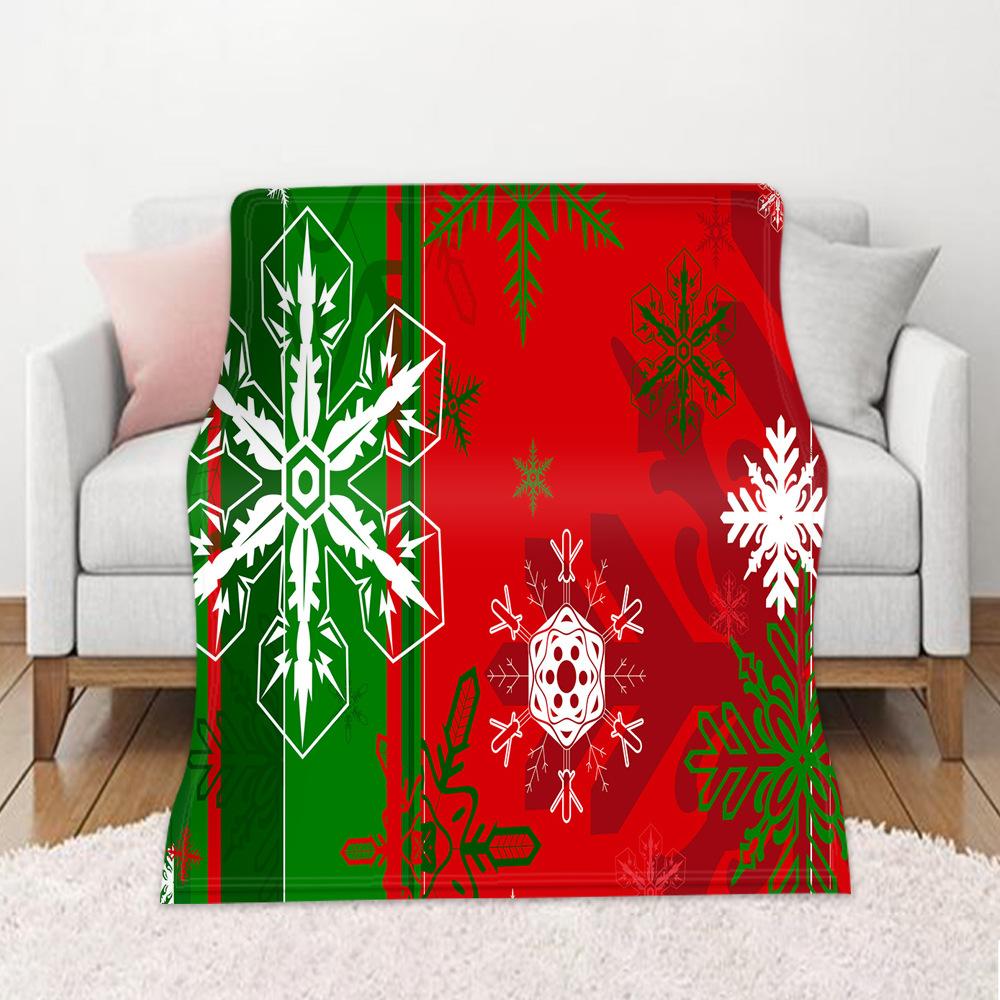 Рождественское теплое тематическое фланелевое одеяло, мягкое, легкое, теплое для гостиной, спальни, кровати, дивана, детей и взрослых, подарки